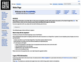 wiki.freegeek.org screenshot
