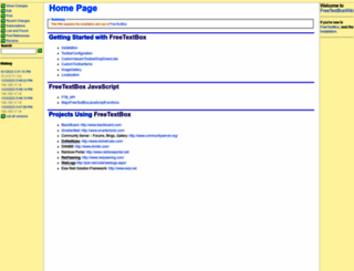 wiki.freetextbox.com screenshot