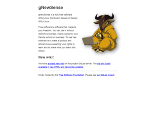 wiki.gnewsense.org screenshot