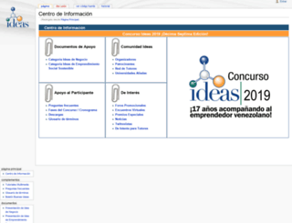 wiki.ideas.org.ve screenshot