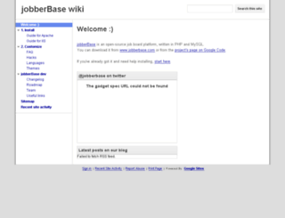 wiki.jobberbase.com screenshot