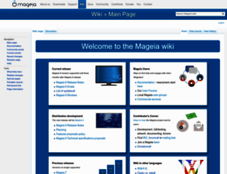 wiki.mageia.org screenshot