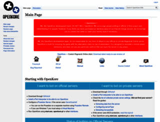 wiki.openkore.com screenshot