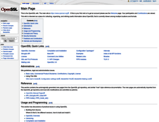 wiki.openssl.org screenshot
