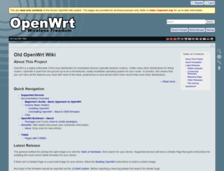 wiki.openwrt.org screenshot