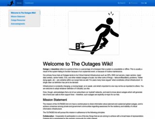 wiki.outages.org screenshot