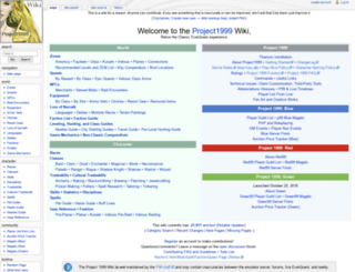 wiki.project1999.com screenshot