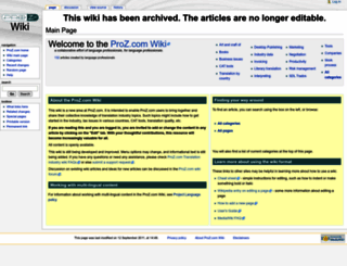 wiki.proz.com screenshot