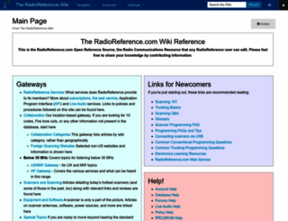 wiki.radioreference.com screenshot