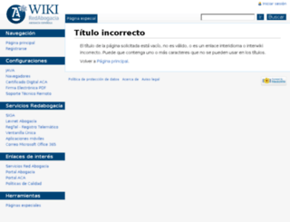wiki.redabogacia.org screenshot