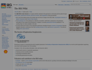wiki.seg.org screenshot
