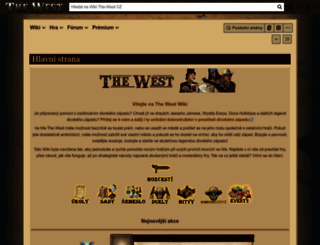 wiki.the-west.cz screenshot