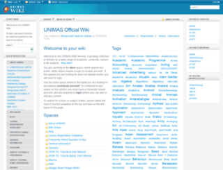 wiki.unimas.my screenshot