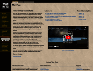 wiki.wwiionline.com screenshot