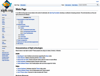 wiki.xiph.org screenshot