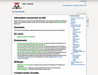 wiki.zenk-security.com screenshot