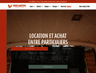 wikicampers.fr screenshot