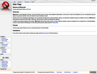 wikichords.com screenshot