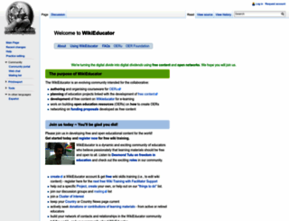wikieducator.org screenshot