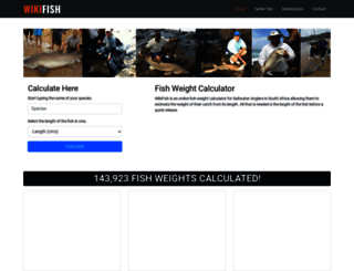 wikifish.co.za screenshot