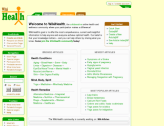 wikihealth.com screenshot