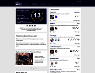 wikiloops.com screenshot