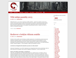 wikilovesmonuments.cz screenshot