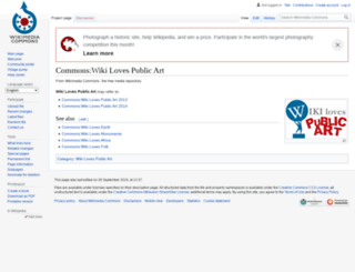 wikilovespublicart.org screenshot
