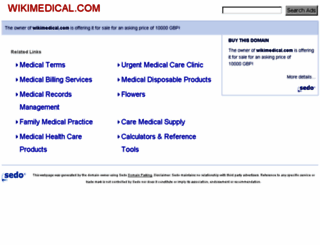 wikimedical.com screenshot