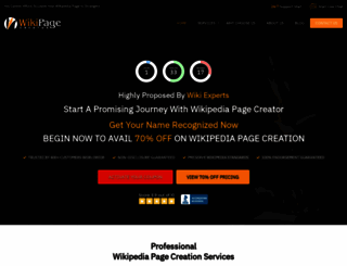 wikipagecreator.org screenshot