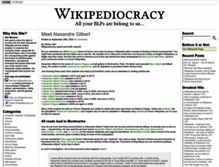 wikipediocracy.com screenshot