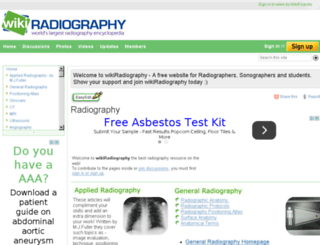 wikiradiography.com screenshot