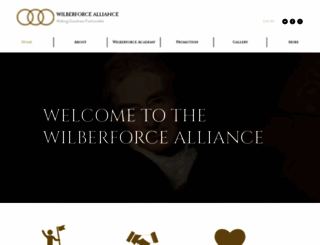 wilberforcealliance.com screenshot