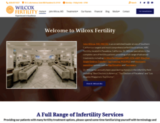 wilcoxfertility.com screenshot