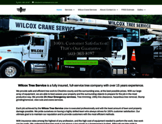 wilcoxtreeservice.com screenshot