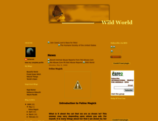wildanimalworld.blogspot.com screenshot