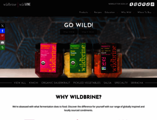 wildbrine.com screenshot