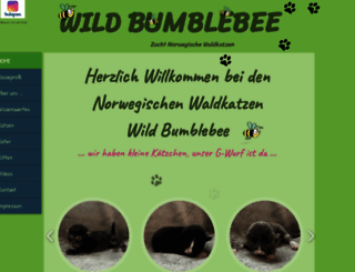 wildbumblebee.at screenshot
