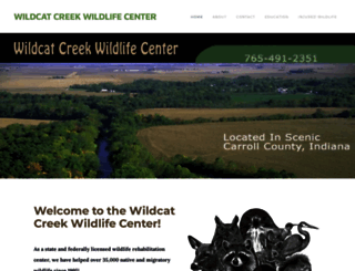 wildcatwildlifecenter.org screenshot