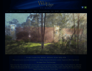 wildedgeretreat.com.au screenshot