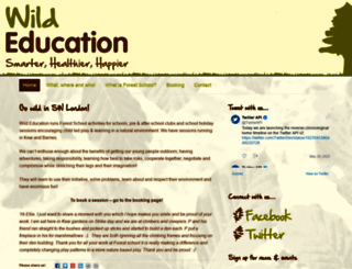wildeducation.co.uk screenshot