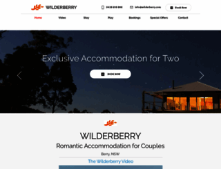 wilderberry.com.au screenshot