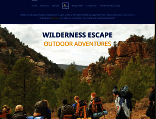 wildernessescape.com.au screenshot