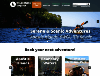 wildernessinquiry.org screenshot