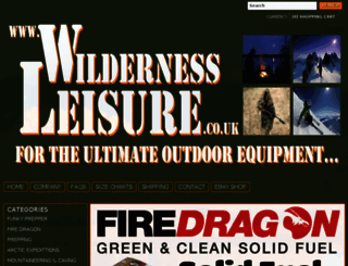 wildernessleisure.co.uk screenshot