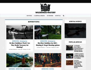 wildernessmastery.com screenshot