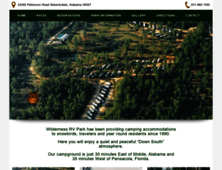 wildernessrvpark.com screenshot