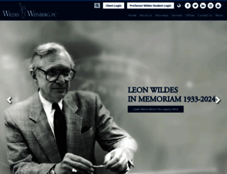 wildeslaw.com screenshot