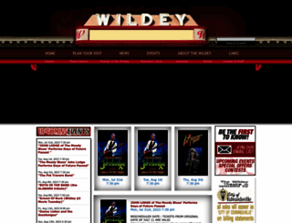 wildeytheatre.com screenshot