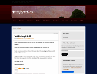 wildfarmkids.com screenshot